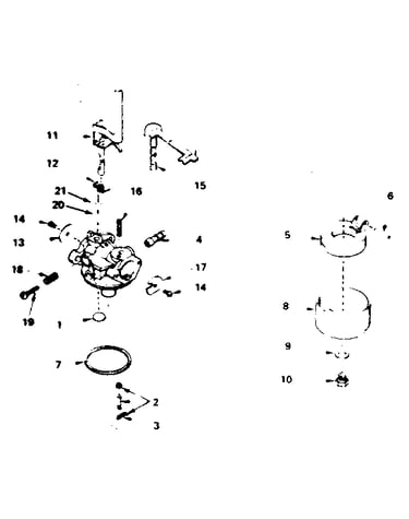 Carburetor no. 631936