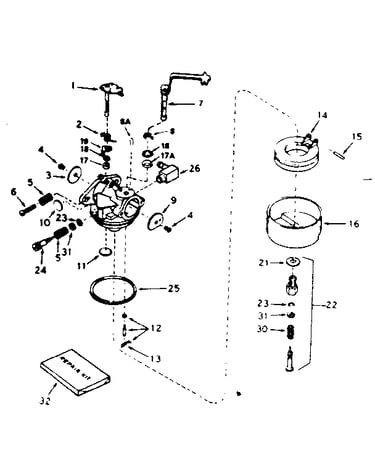 Carburetor no. 631921