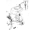 Sears 36958230 fuel tank and line diagram