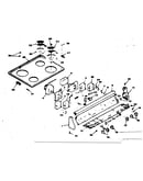 Control panel and cooktop assemblies