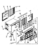 Cabinet and front panel