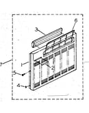 Cabinet and front panel parts