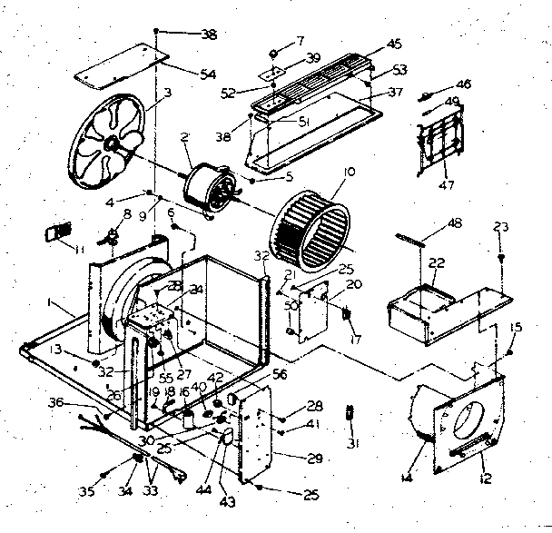 Electrical system and air handling parts