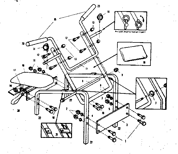Weight bench assembly