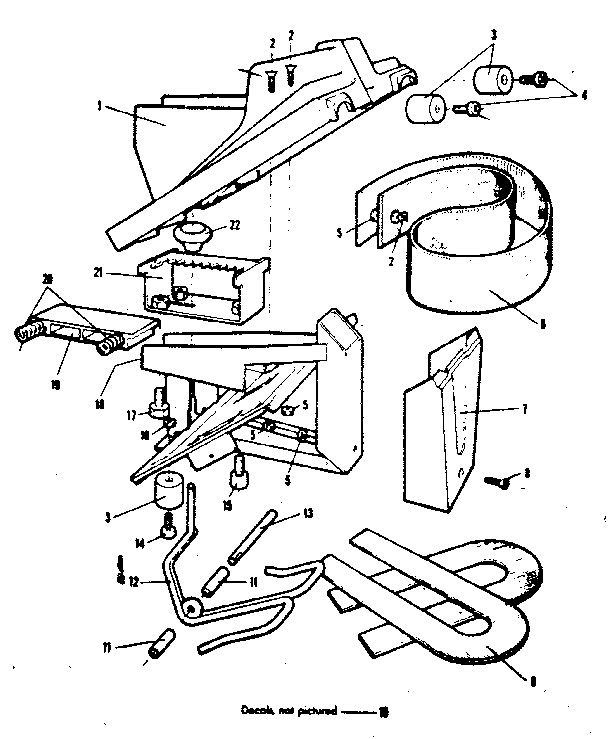 Foot and seat parts