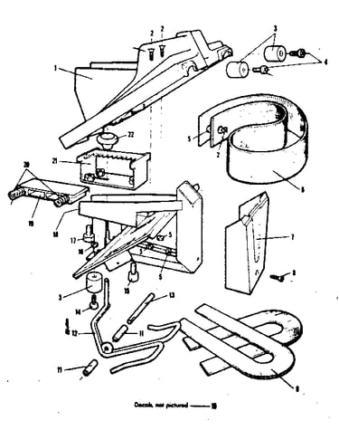 Foot and seat parts