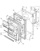 Refrigerator door