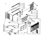 Kenmore 1068750580-AC cabinet parts diagram
