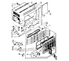 Kenmore 1068752091 cabinet parts diagram