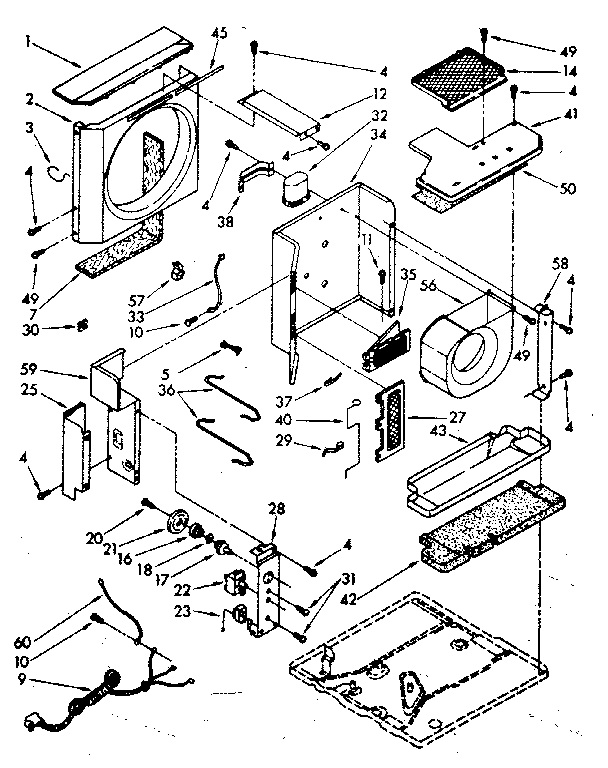 Air flow and control parts