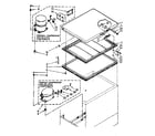Kenmore 1988161685 door and unit parts diagram