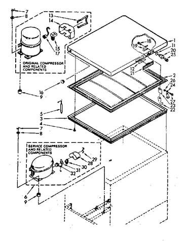 Door and unit parts
