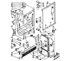 Kenmore 1068462460 cabinet parts diagram