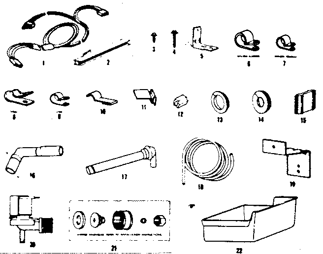 Ice maker installation parts kit #8085b