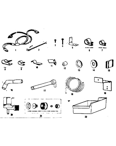 Ice maker installation parts kit #8085b