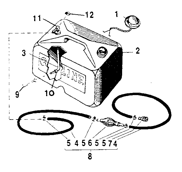 Remote fuel tank assembly 93310