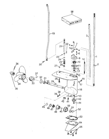 Gear housing assembly