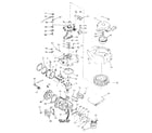 Craftsman 217586750 engine assembly type no. 640-19ba & 640-23 diagram