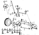 Craftsman 917255120 steering & front axle diagram