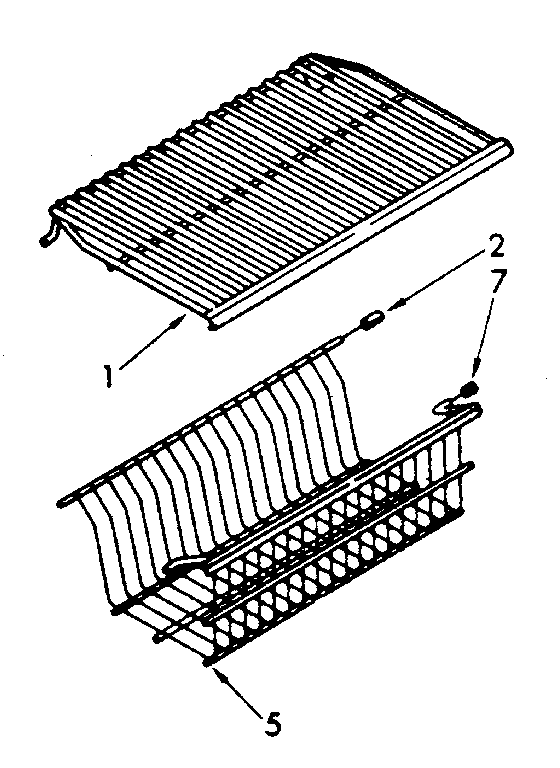 SHELF AND BASKET PARTS