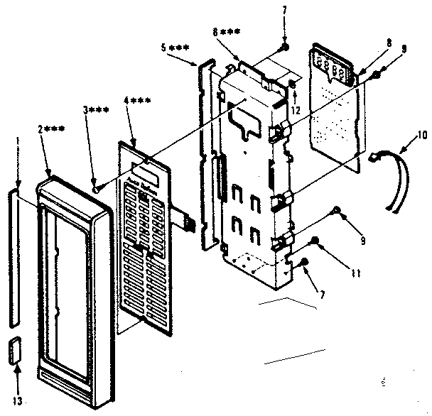 Control panel parts