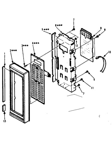 Control panel parts