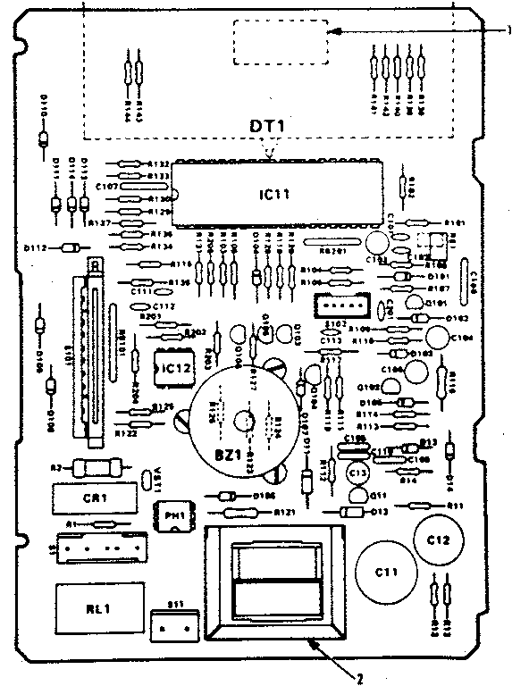 POWER AND CONTROL CIRCUIT BOARD (PART NO 12987)