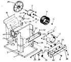 Kenmore 2538750960 electrical system and air handling parts diagram