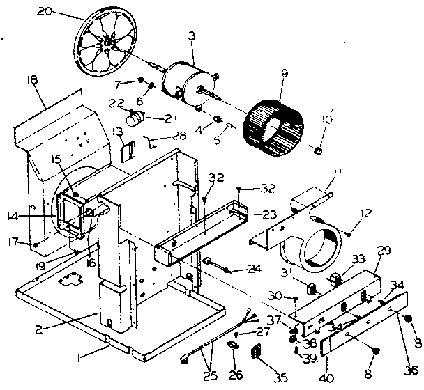 Electrical system and air handling parts