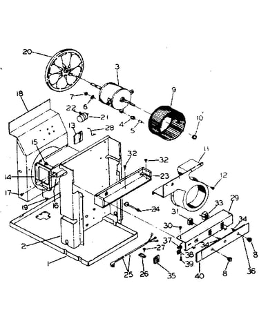 Electrical system and air handling parts