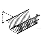 Kenmore 1068260310 shelf parts diagram