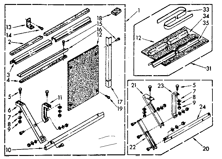 Accessory kit parts