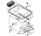 Kenmore 1988165585 cabinet parts diagram