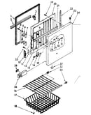 Shelf and door parts