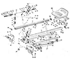 Walton 544 ROWING EXERCISER unit parts diagram