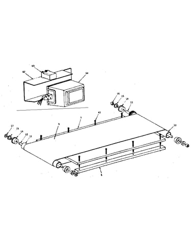 Walking belt assembly