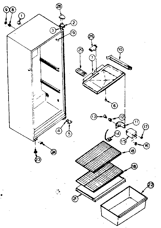 Cabinet parts