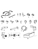 Ice maker installation parts