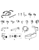 Ice maker installation parts
