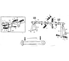 Sears 512725480 a-frame assembly diagram
