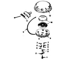 Tecumseh HM80-155239G rewind starter no. 580479 diagram