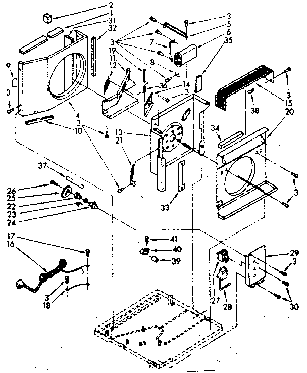 Air flow and control parts