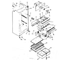 Kenmore 2538662360 cabinet parts diagram