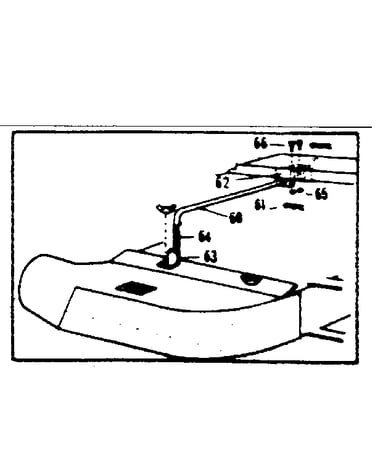 Mower support bracket