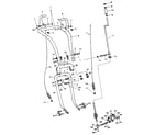 Craftsman 536885400 handle assembly diagram