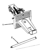 Blank coin chute