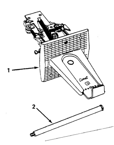 Blank coin chute
