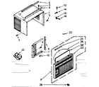 Kenmore 106740650 cabinet parts diagram