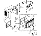Kenmore 1067760680 cabinet parts diagram