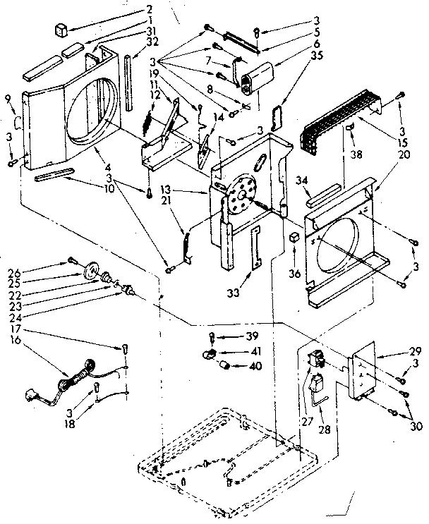 Air flow and control parts